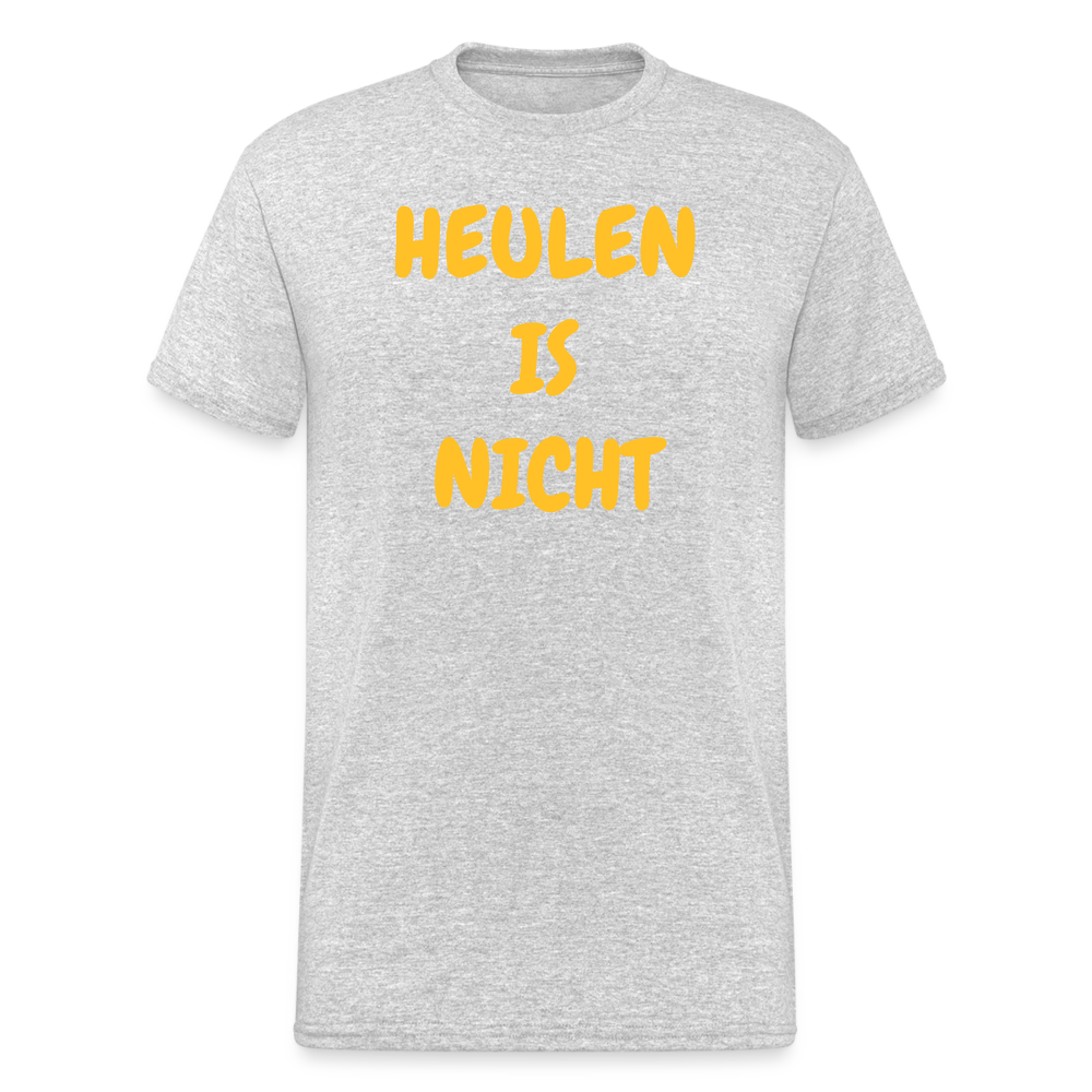 SSW1825 Tshirt HEULEN IS NICHT - Grau meliert