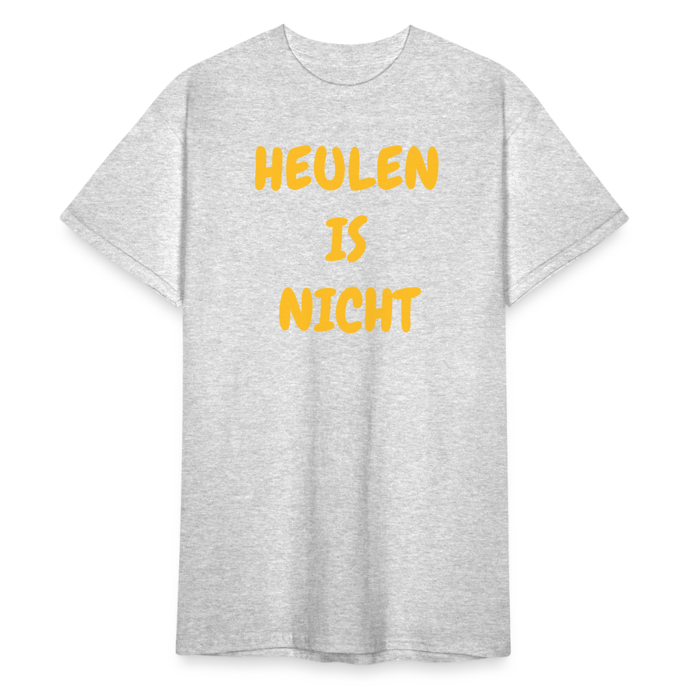 SSW1825 Tshirt HEULEN IS NICHT - Grau meliert