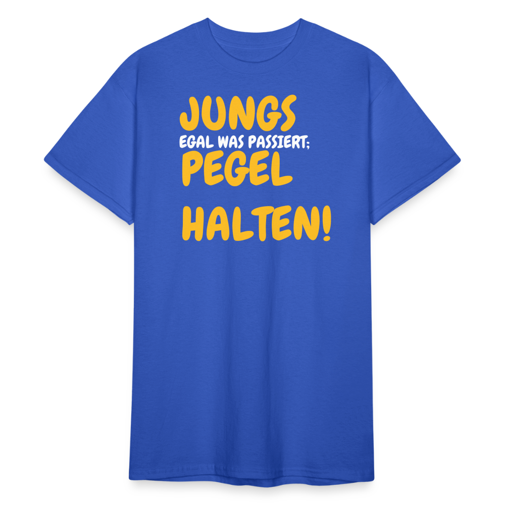 SSW1826 Tshirt JUNGS PEGEL HALTEN! - Königsblau