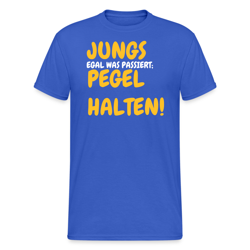SSW1826 Tshirt JUNGS PEGEL HALTEN! - Königsblau
