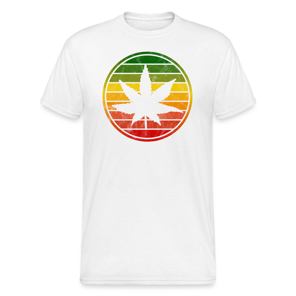 SSW1836 Tshirt Marihuana - weiß