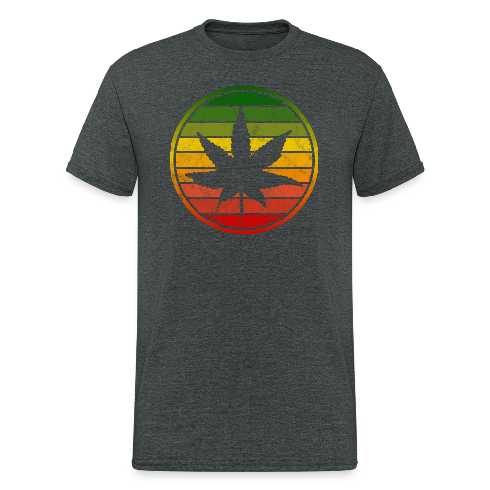 SSW1836 Tshirt Marihuana - Dunkelgrau meliert
