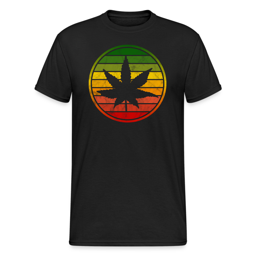 SSW1836 Tshirt Marihuana - Schwarz