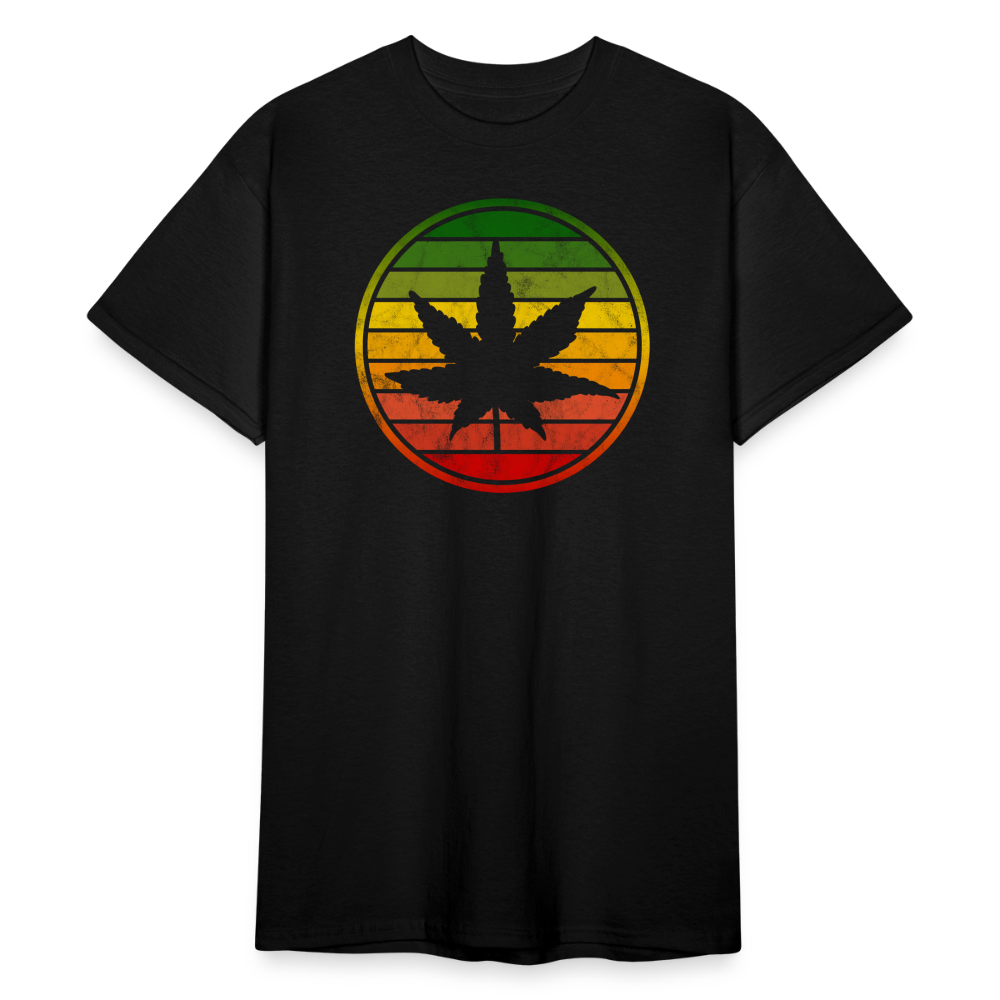 SSW1836 Tshirt Marihuana - Schwarz
