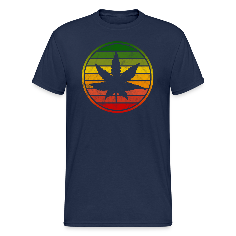 SSW1836 Tshirt Marihuana - Navy
