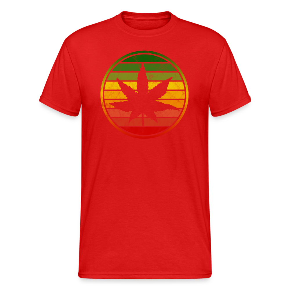 SSW1836 Tshirt Marihuana - Rot
