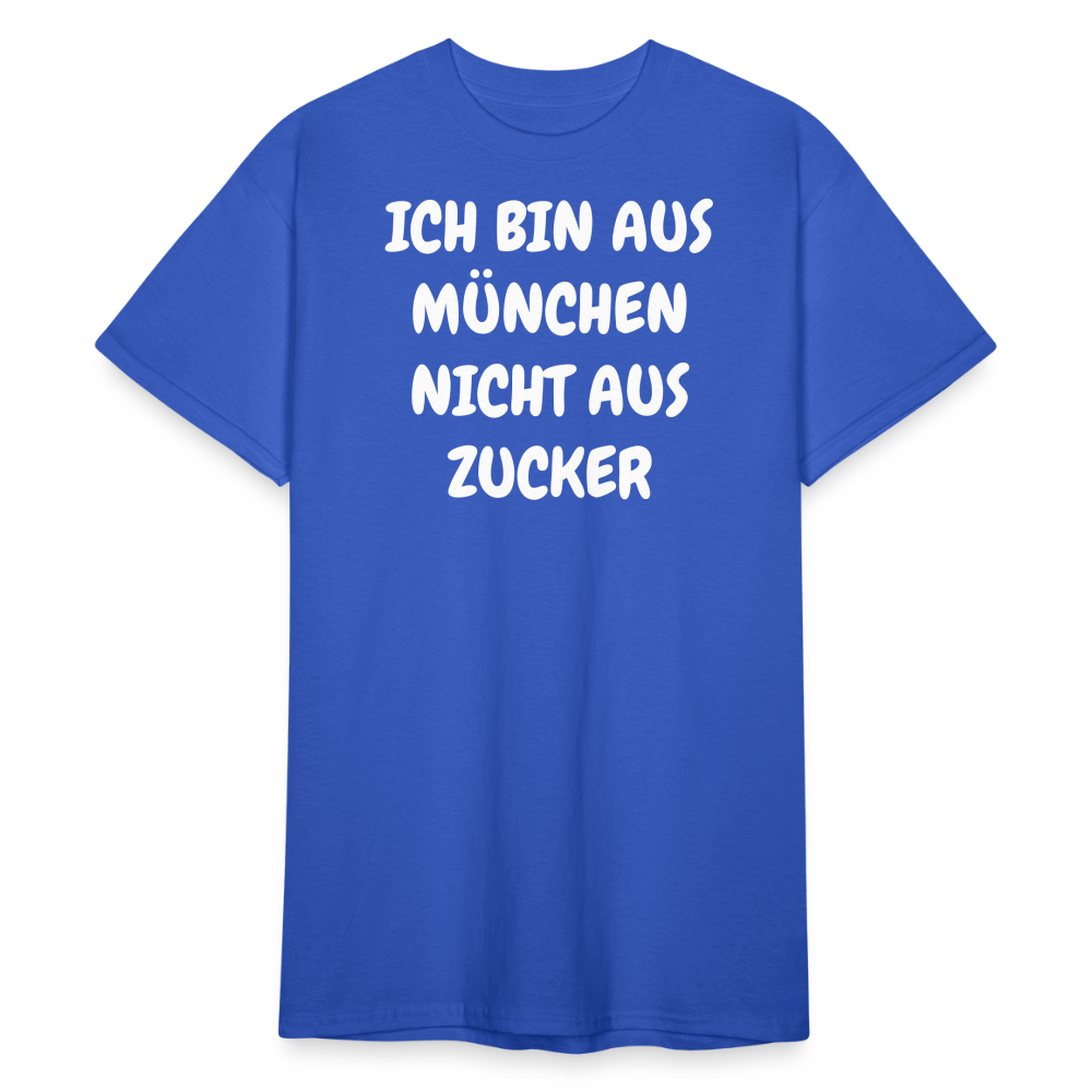SSW1856 Tshirt ICH BIN AUS MÜNCHEN NICHT AUS ZUCKER - Königsblau