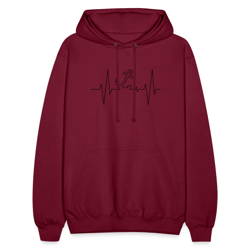 SSW1862 Hoodie  EKG-Anker - Bordeaux