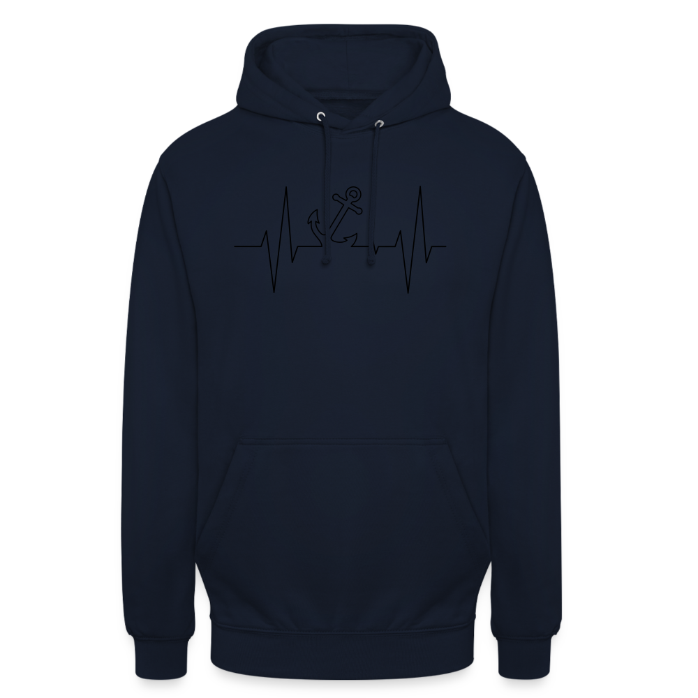 SSW1862 Hoodie  EKG-Anker - Navy