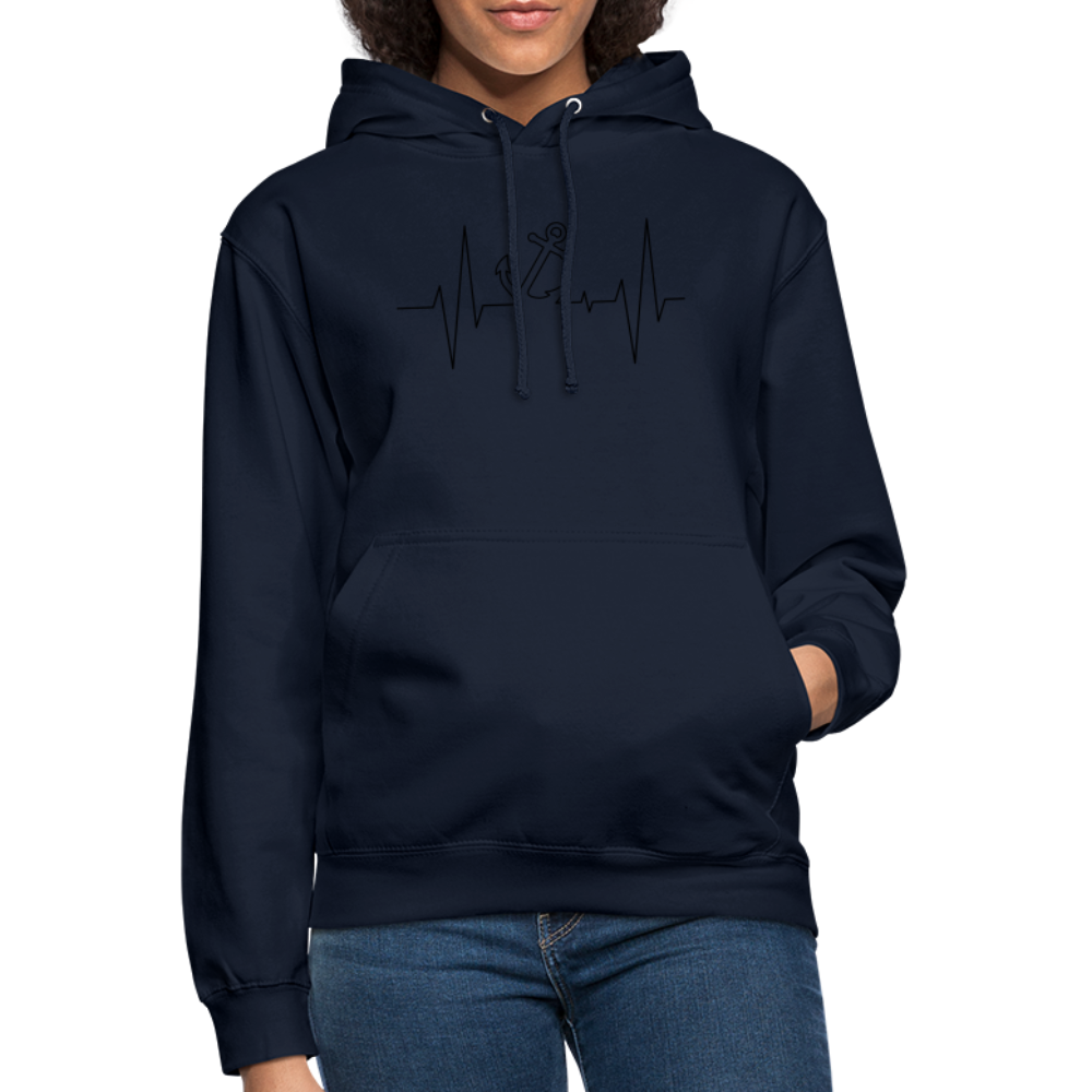 SSW1862 Hoodie  EKG-Anker - Navy