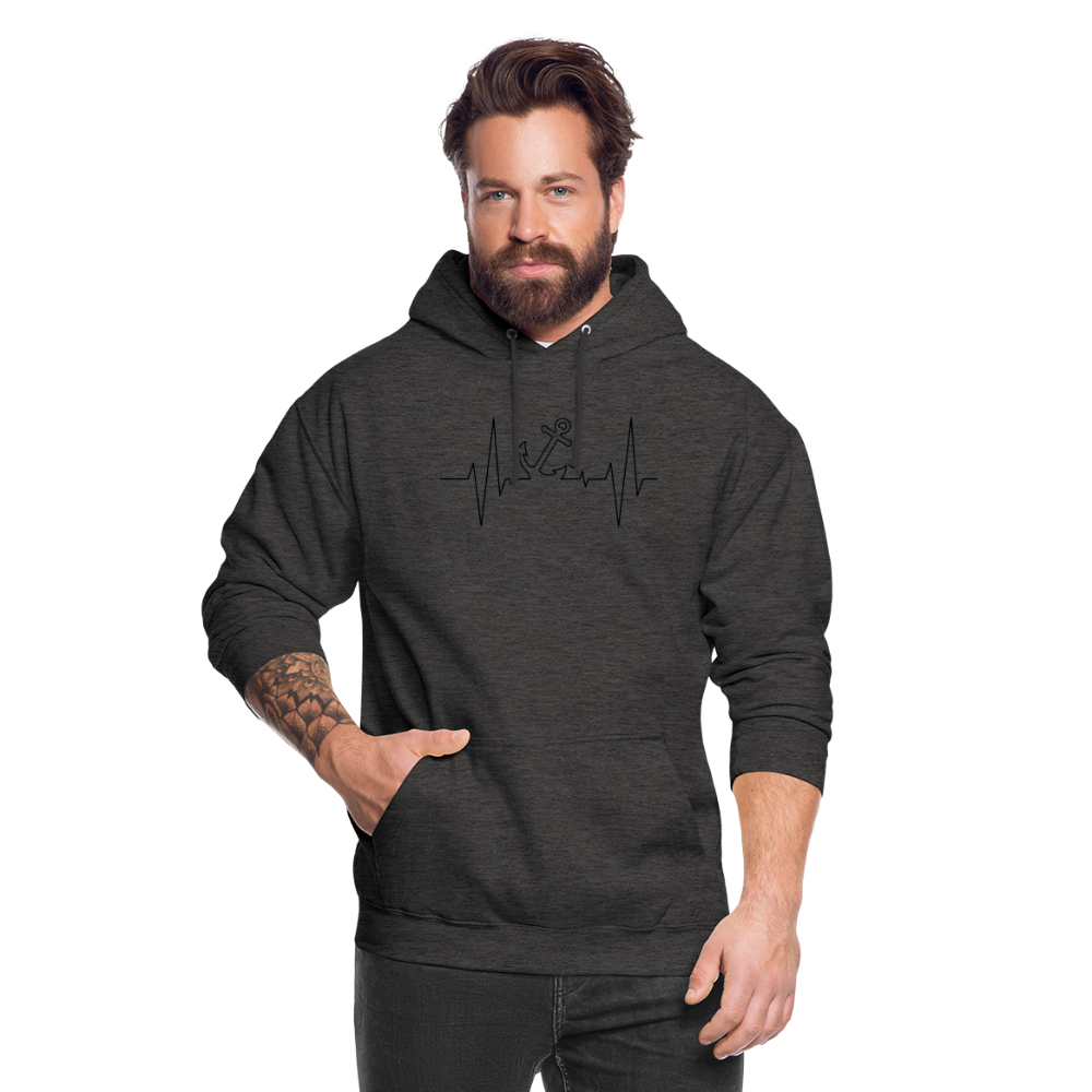 SSW1862 Hoodie  EKG-Anker - Anthrazit