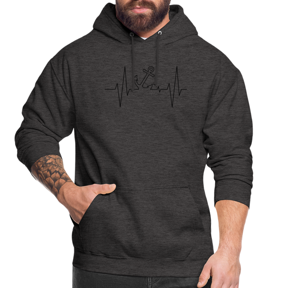 SSW1862 Hoodie  EKG-Anker - Anthrazit