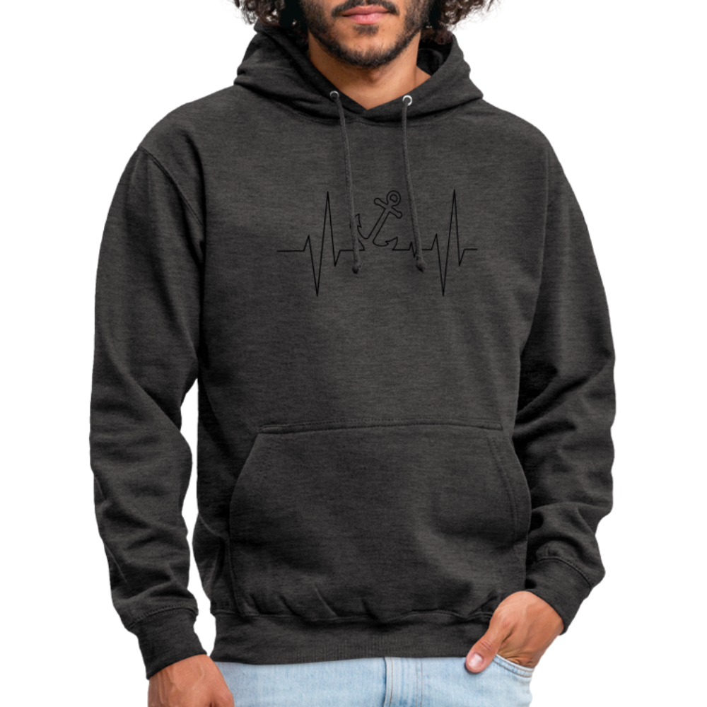 SSW1862 Hoodie  EKG-Anker - Anthrazit