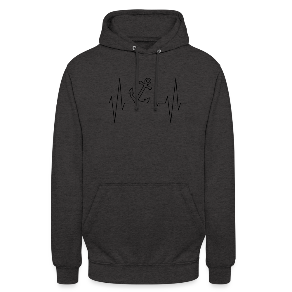 SSW1862 Hoodie  EKG-Anker - Anthrazit