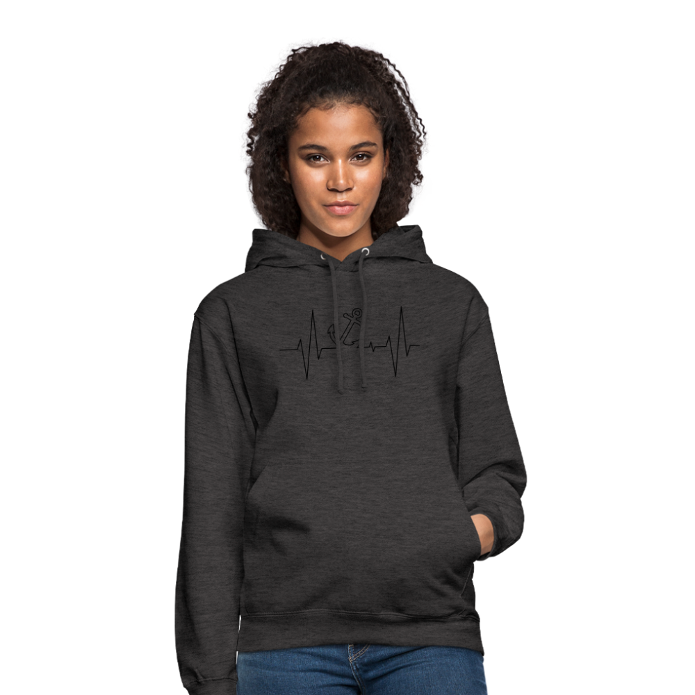 SSW1862 Hoodie  EKG-Anker - Anthrazit