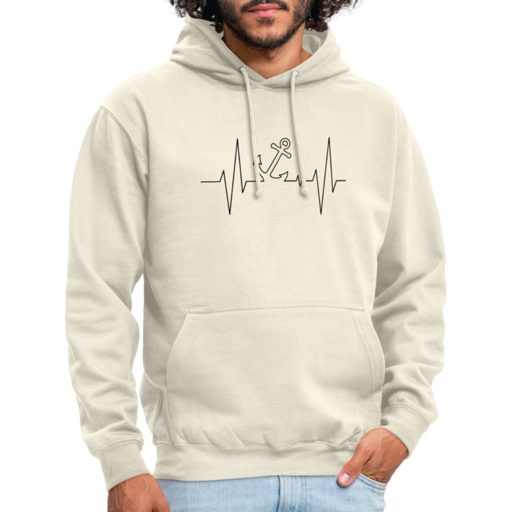 SSW1862 Hoodie  EKG-Anker - Vanille-Milchshake