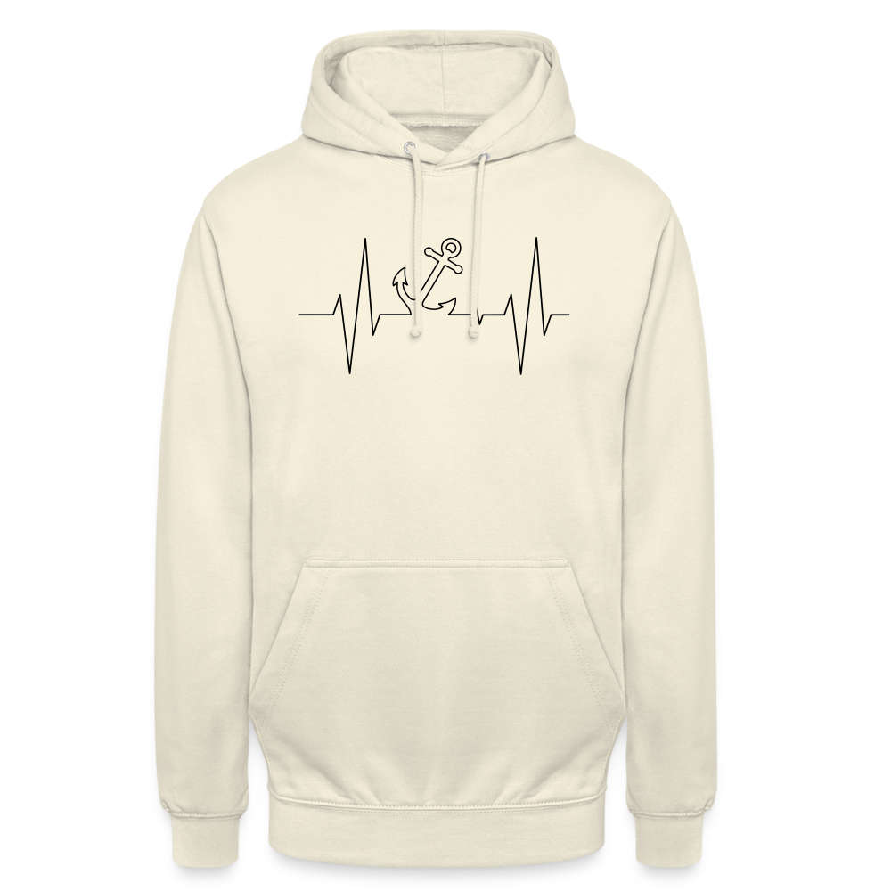 SSW1862 Hoodie  EKG-Anker - Vanille-Milchshake