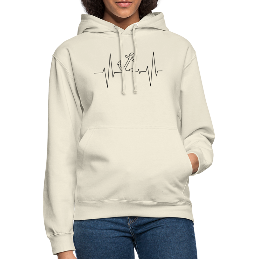 SSW1862 Hoodie  EKG-Anker - Vanille-Milchshake