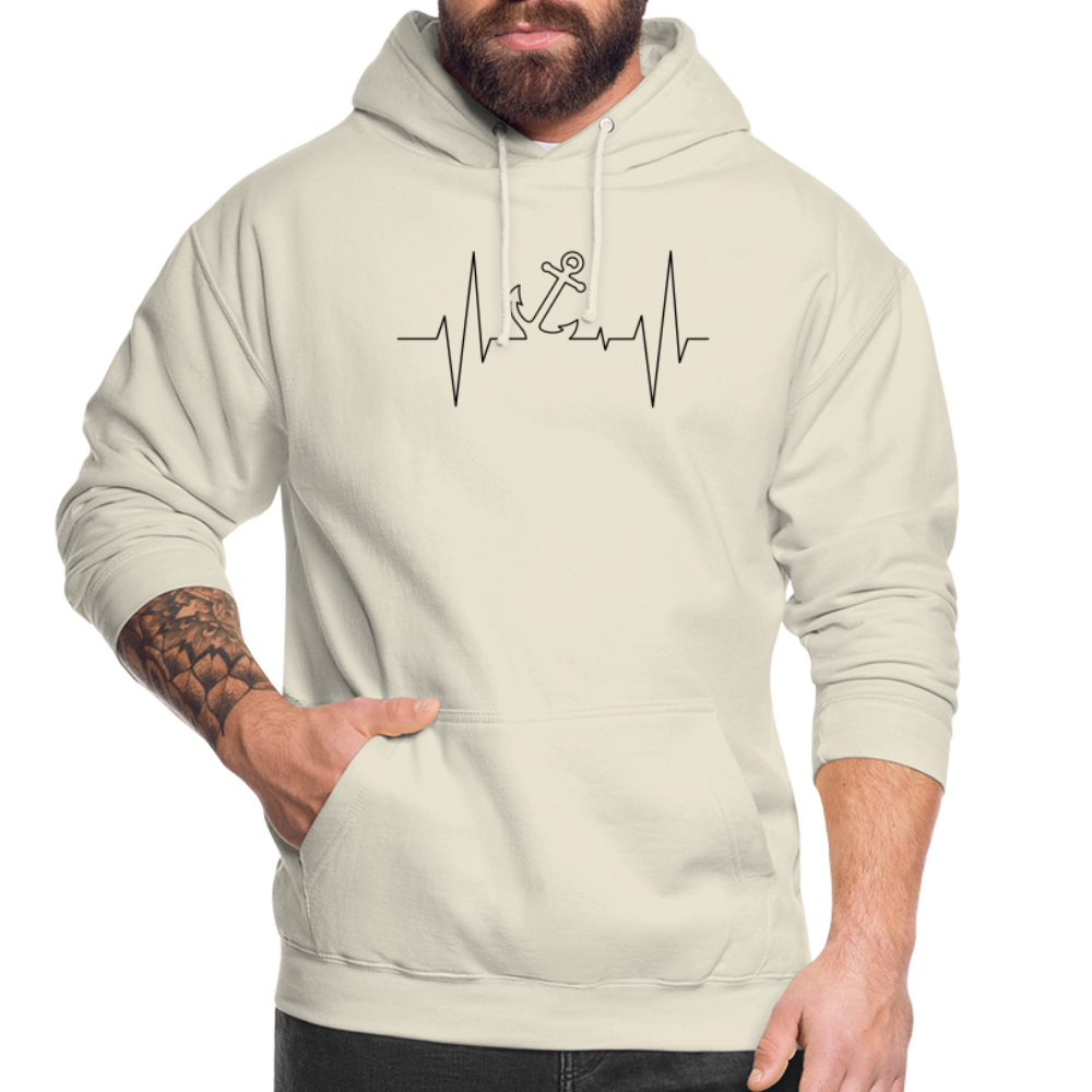 SSW1862 Hoodie  EKG-Anker - Vanille-Milchshake