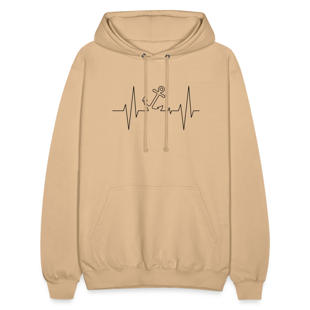 SSW1862 Hoodie  EKG-Anker - Beige