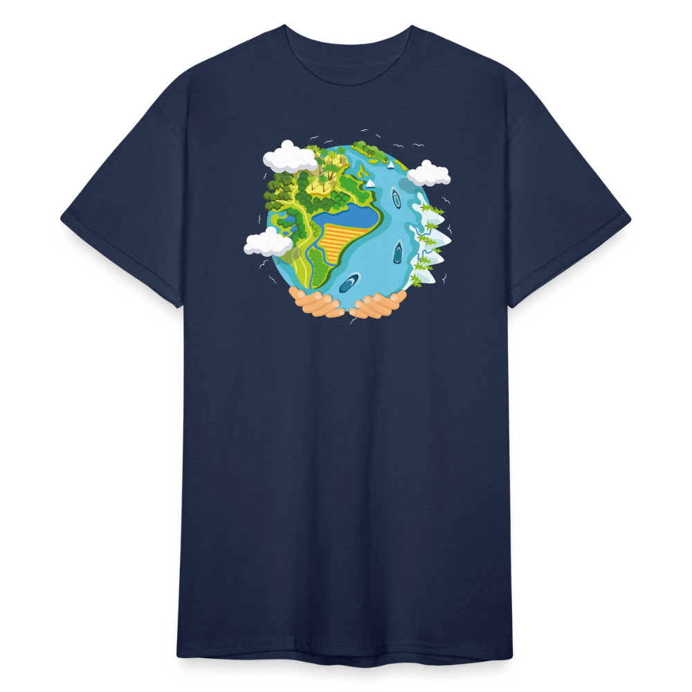 SSW1894 Tshirt water planet - Navy