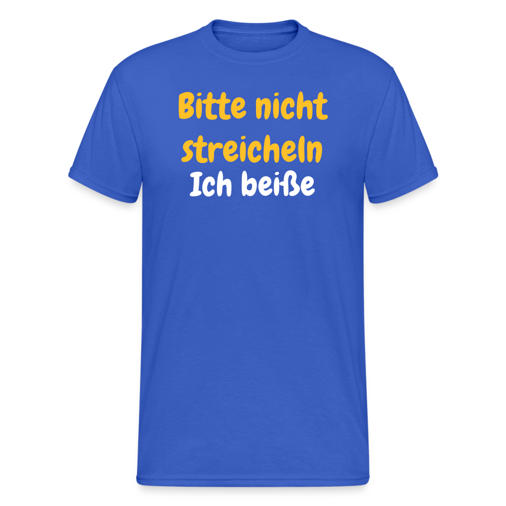 SSW1909 Tshirt Bitte nicht streicheln - Königsblau