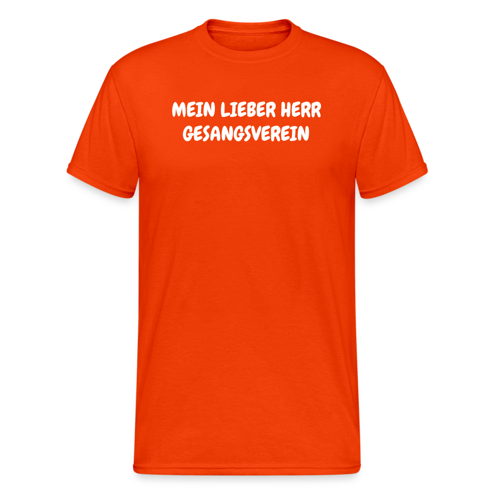 SSW1920 Tshirt MEIN LIEBER HERR GESANGSVEREIN - kräftig Orange