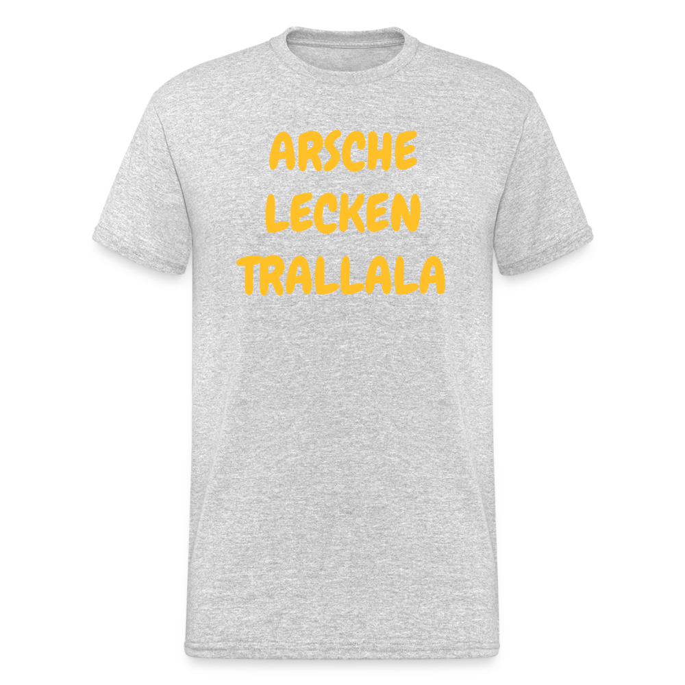 SSW1928 Tshirt ARSCHE LECKEN TRALLALA - Grau meliert