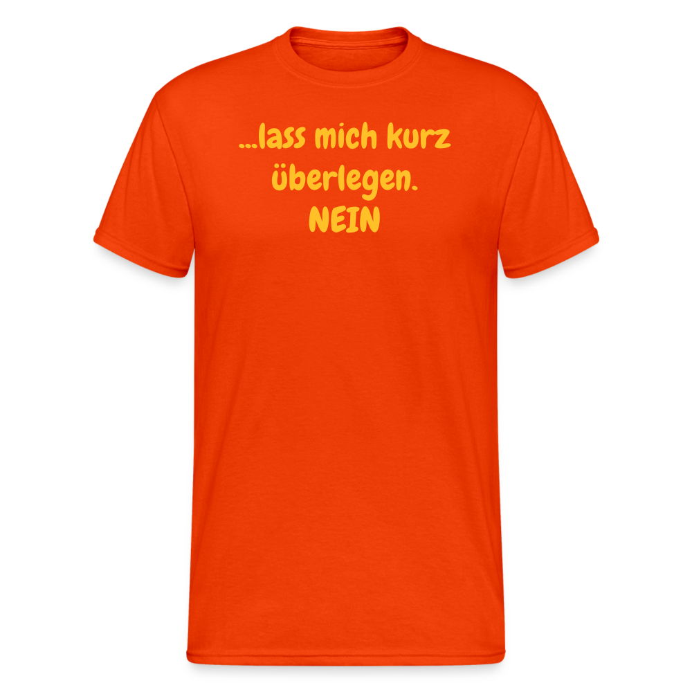 SSW1947 Tshirt ...lass mich kurz überlegen. NEIN - kräftig Orange