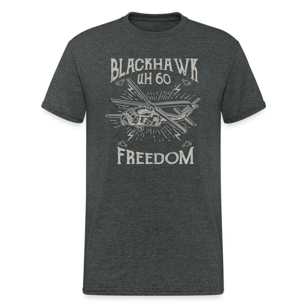 SSW1991 Tshirt Blackhawk Design - Dunkelgrau meliert