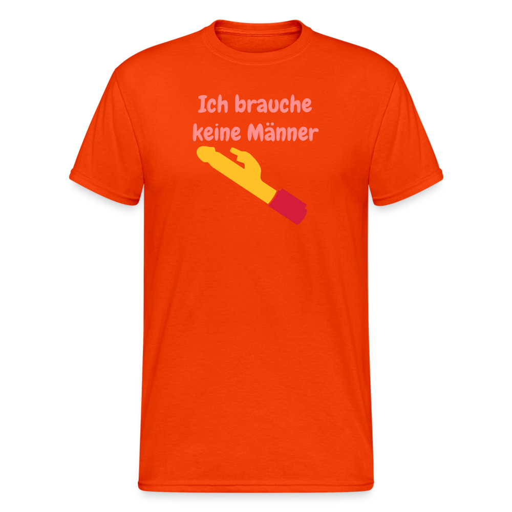 SSW1996 Tshirt Ich brauche keine Männer - kräftig Orange