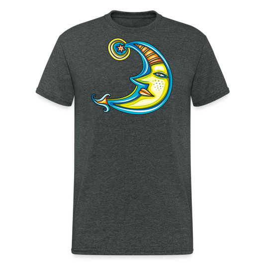 SSW2038 Tshirt Mond - Dunkelgrau meliert