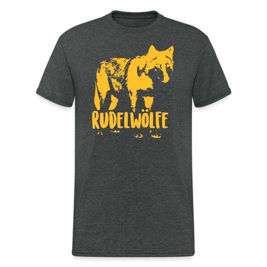 SSW2044 Tshirt Wolf - Dunkelgrau meliert