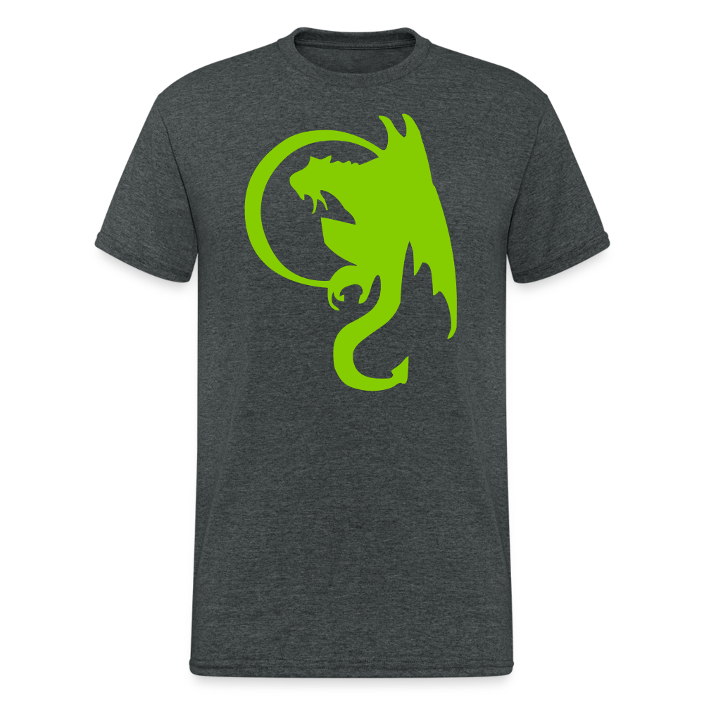 SSW2043 Tshirt Drache - Dunkelgrau meliert