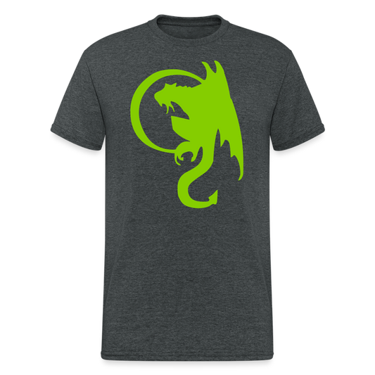 SSW2043 Tshirt Drache - Dunkelgrau meliert