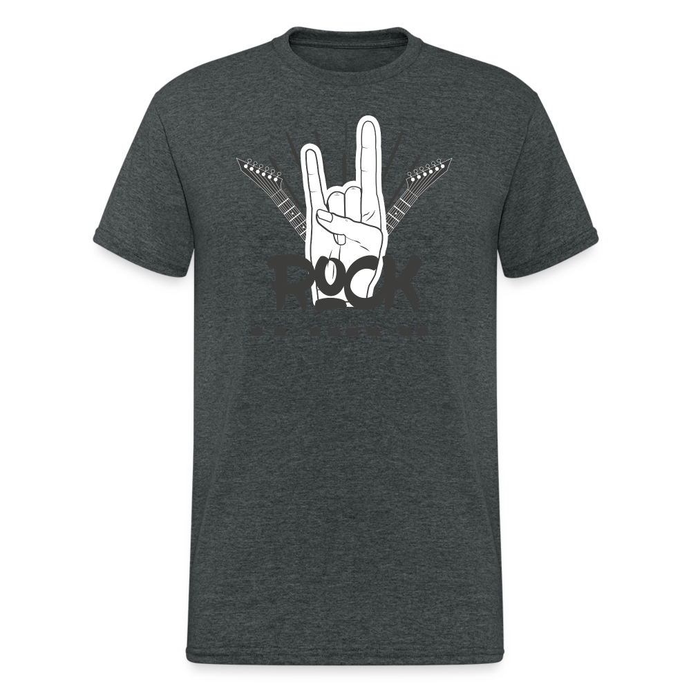 SSW2047 Tshirt hard rock horns festival - Dunkelgrau meliert