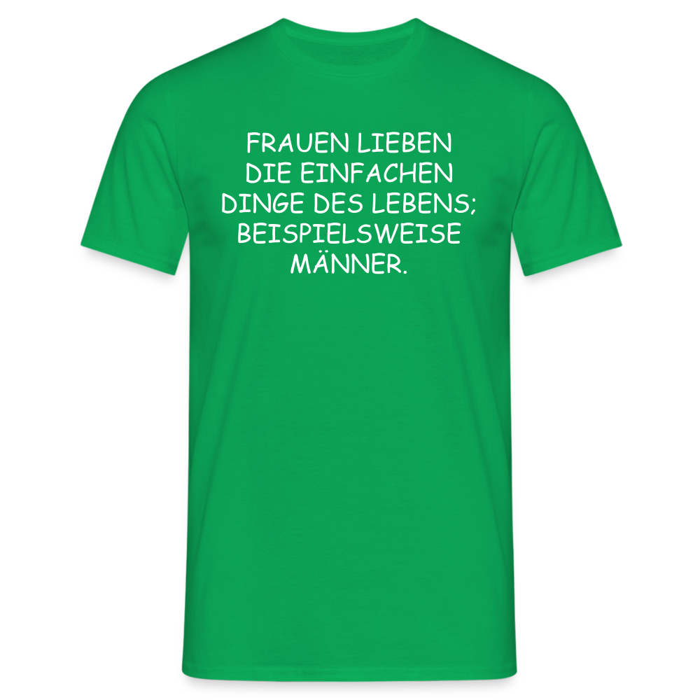 FRAUEN LIEBEN DIE EINFACHEN DINGE DES LEBENS, BEISPIELSWEISE MÄNNER. - Kelly Green