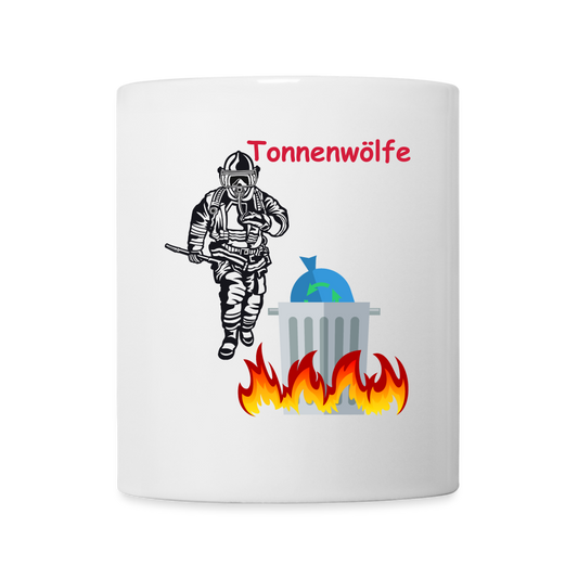 Tasse Tonnenwölfe - weiß