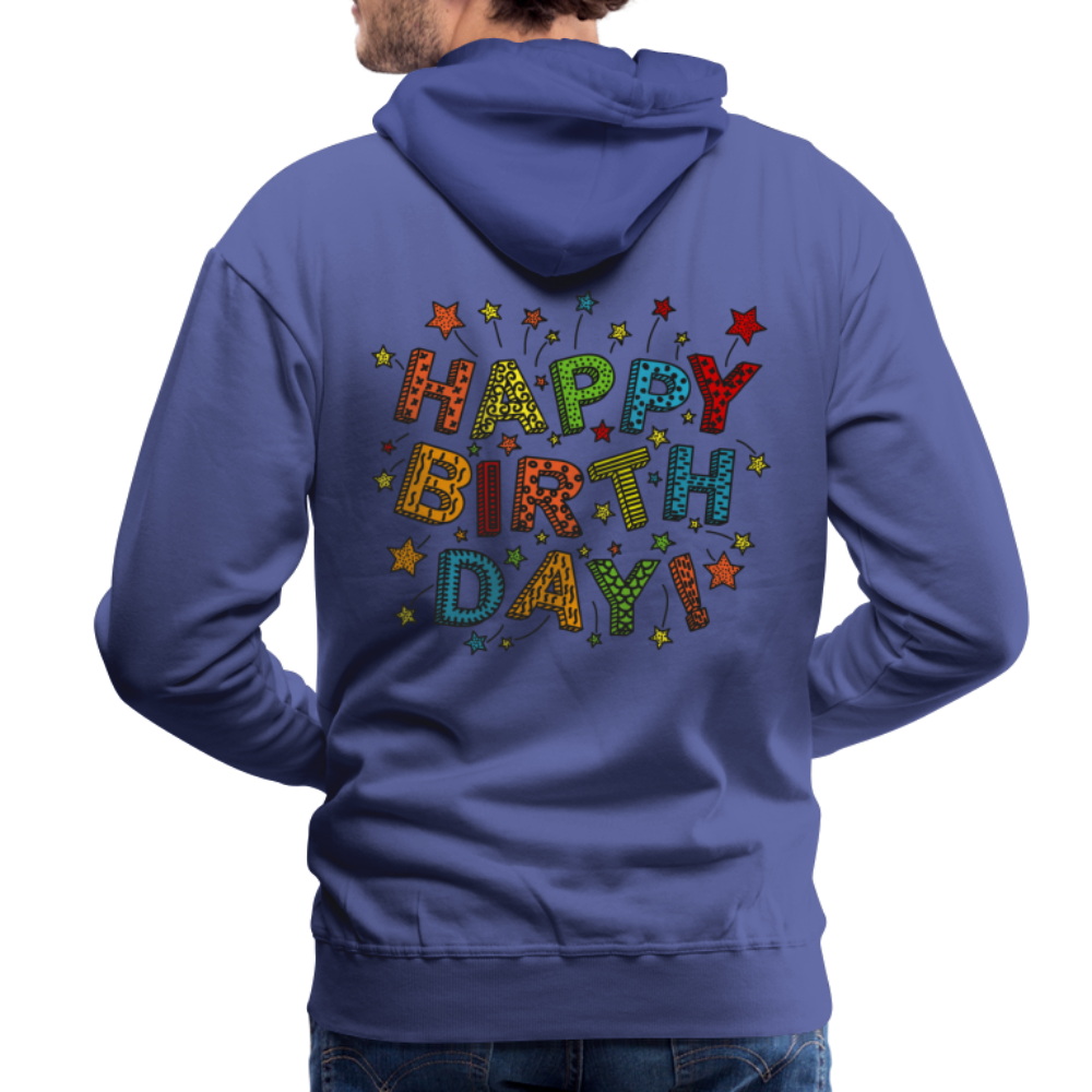 Men’s Premium Hoodie Happy Birth Day - Königsblau