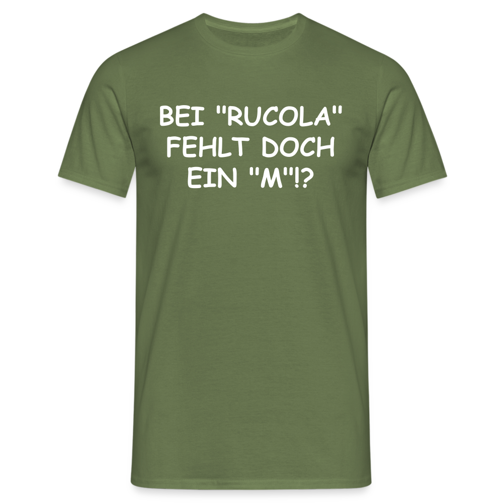 BEI "RUCOLA" FEHLT DOCH EIN "M"!? - Militärgrün