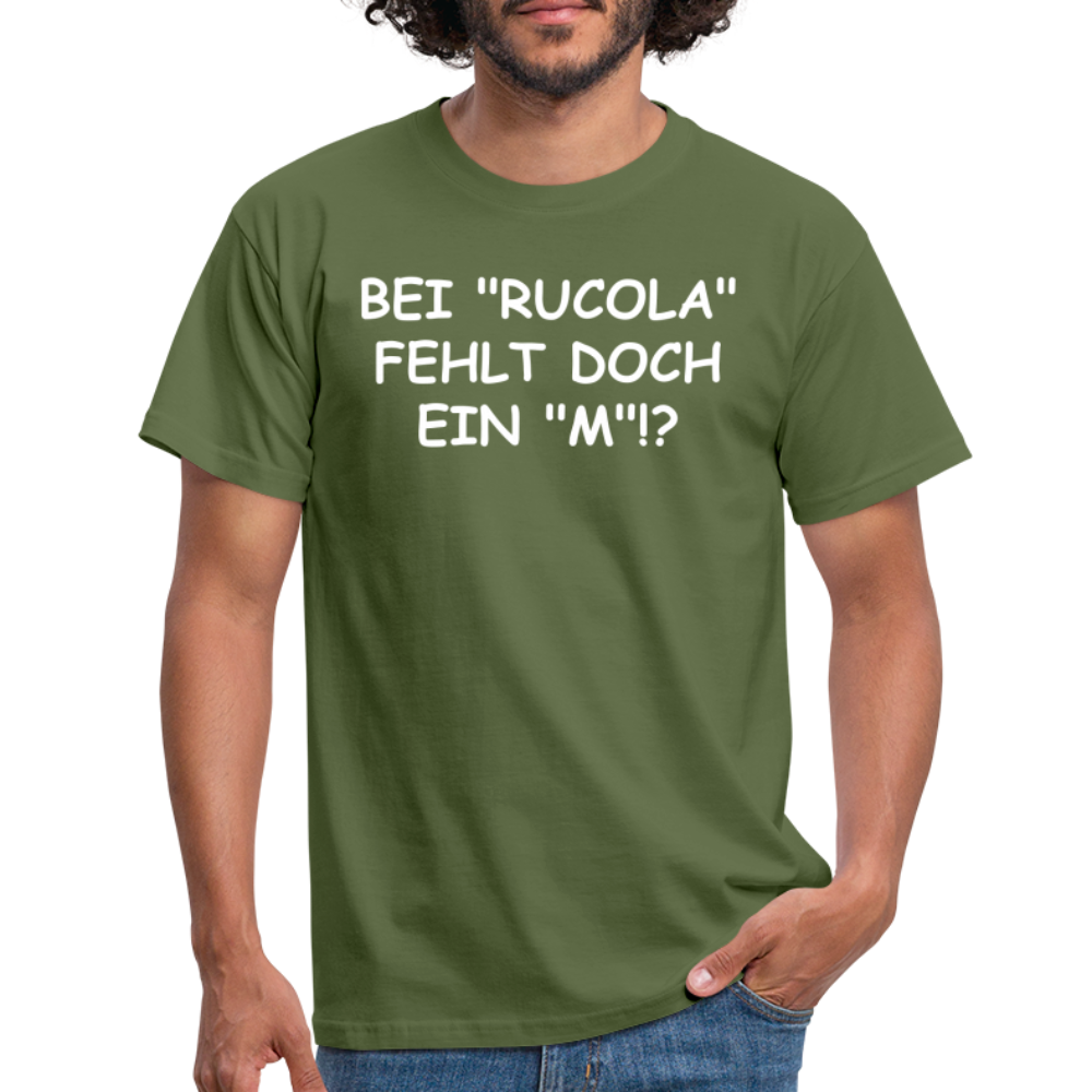 BEI "RUCOLA" FEHLT DOCH EIN "M"!? - Militärgrün