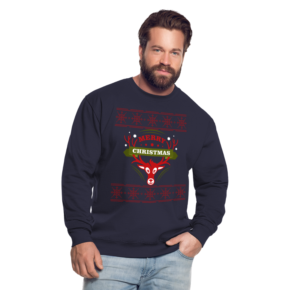 Merry Christmas Unisex Pullover - Navy