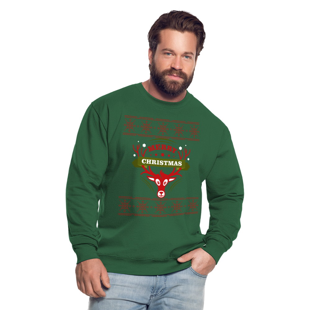Merry Christmas Unisex Pullover - Grün