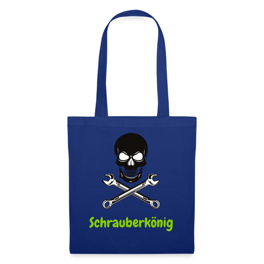 Stoffbeutel Schrauberkönig - Royalblau