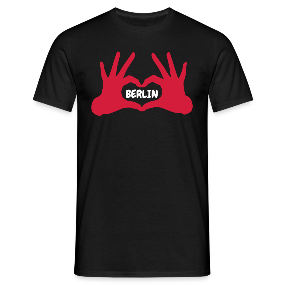 Hands heart BERLIN - Schwarz
